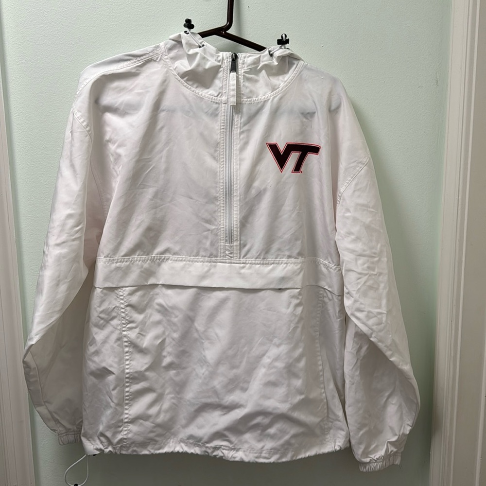 Virginia tech windbreaker half zip